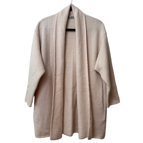 Vince. Textured Wool Shawl Cardigan - Picture 1 of 9